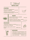 L'Idéal - Menu